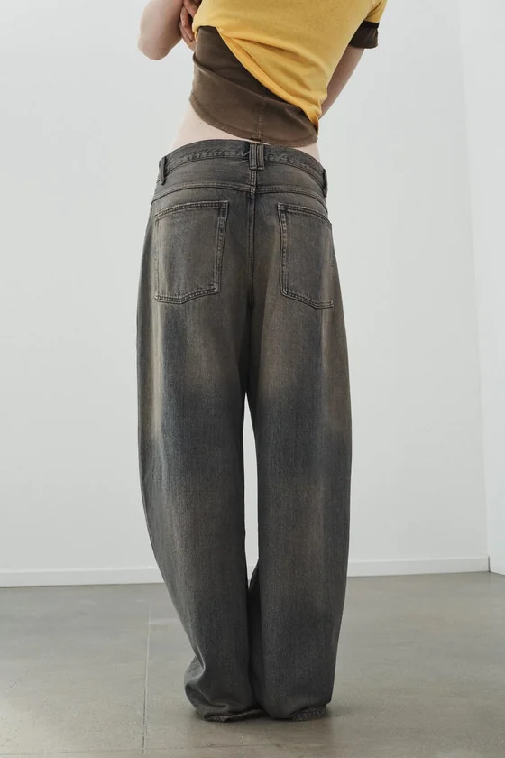 ДЖИНСЫ TRF BAGGY С НИЗКОЙ ПОСАДКОЙ