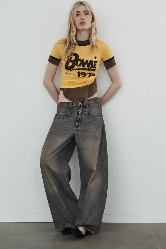 ДЖИНСЫ TRF BAGGY С НИЗКОЙ ПОСАДКОЙ