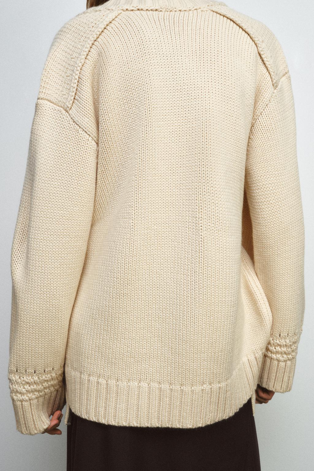 ВЯЗАНЫЙ КАРДИГАН-КИМОНО С ЗАПÁХОМ