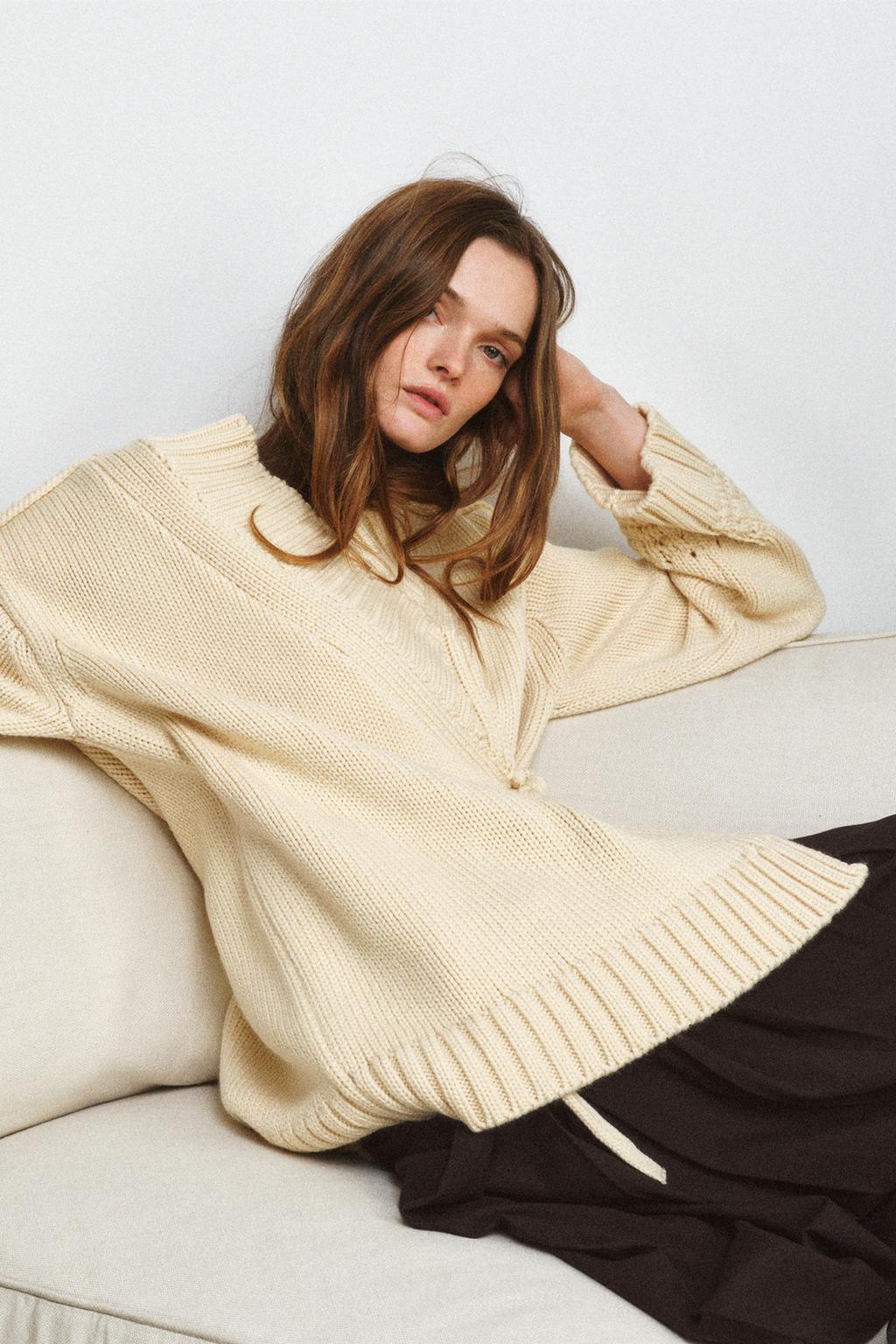 ВЯЗАНЫЙ КАРДИГАН-КИМОНО С ЗАПÁХОМ