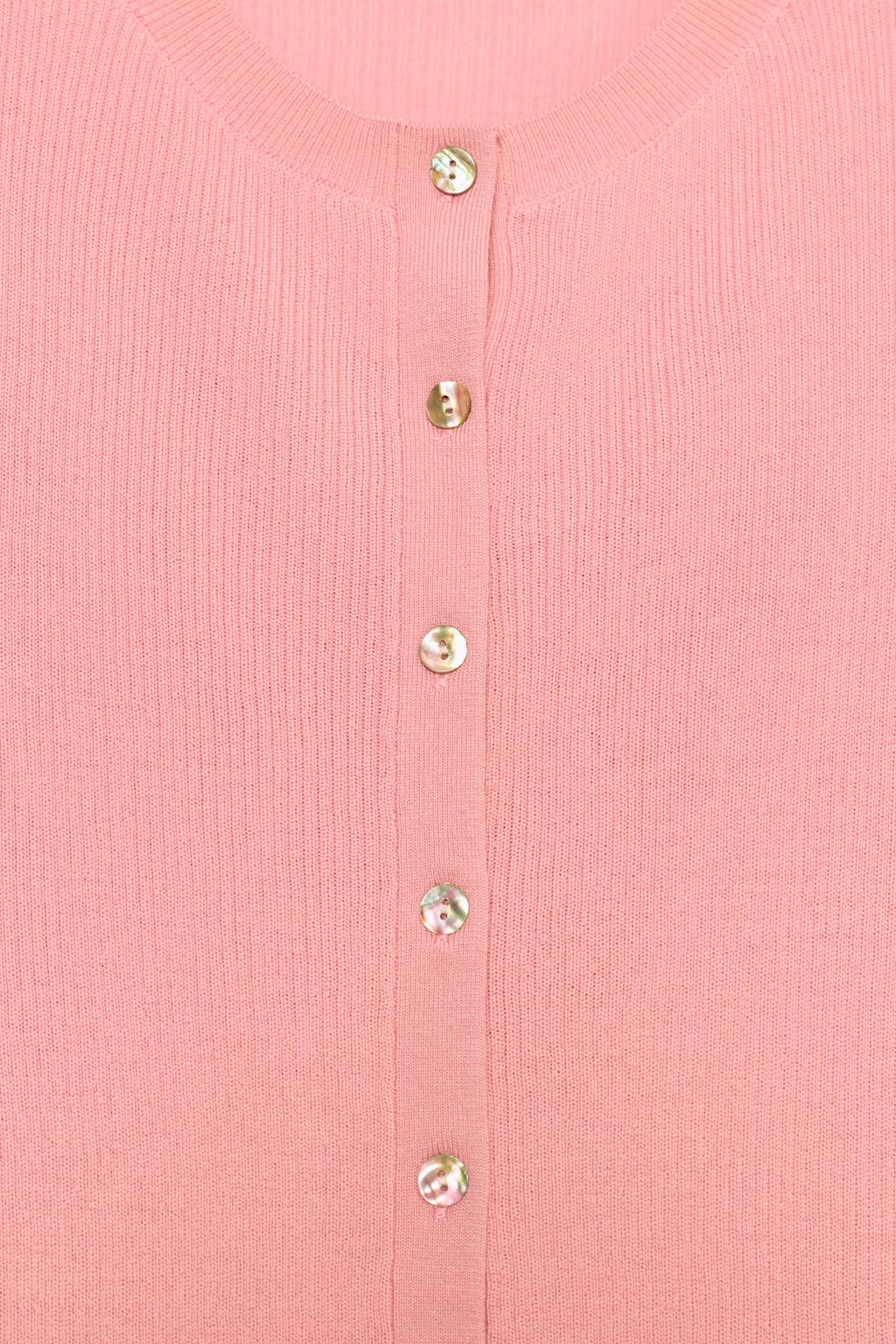 КАРДИГАН ИЗ 100% ШЕРСТИ В РУБЧИК