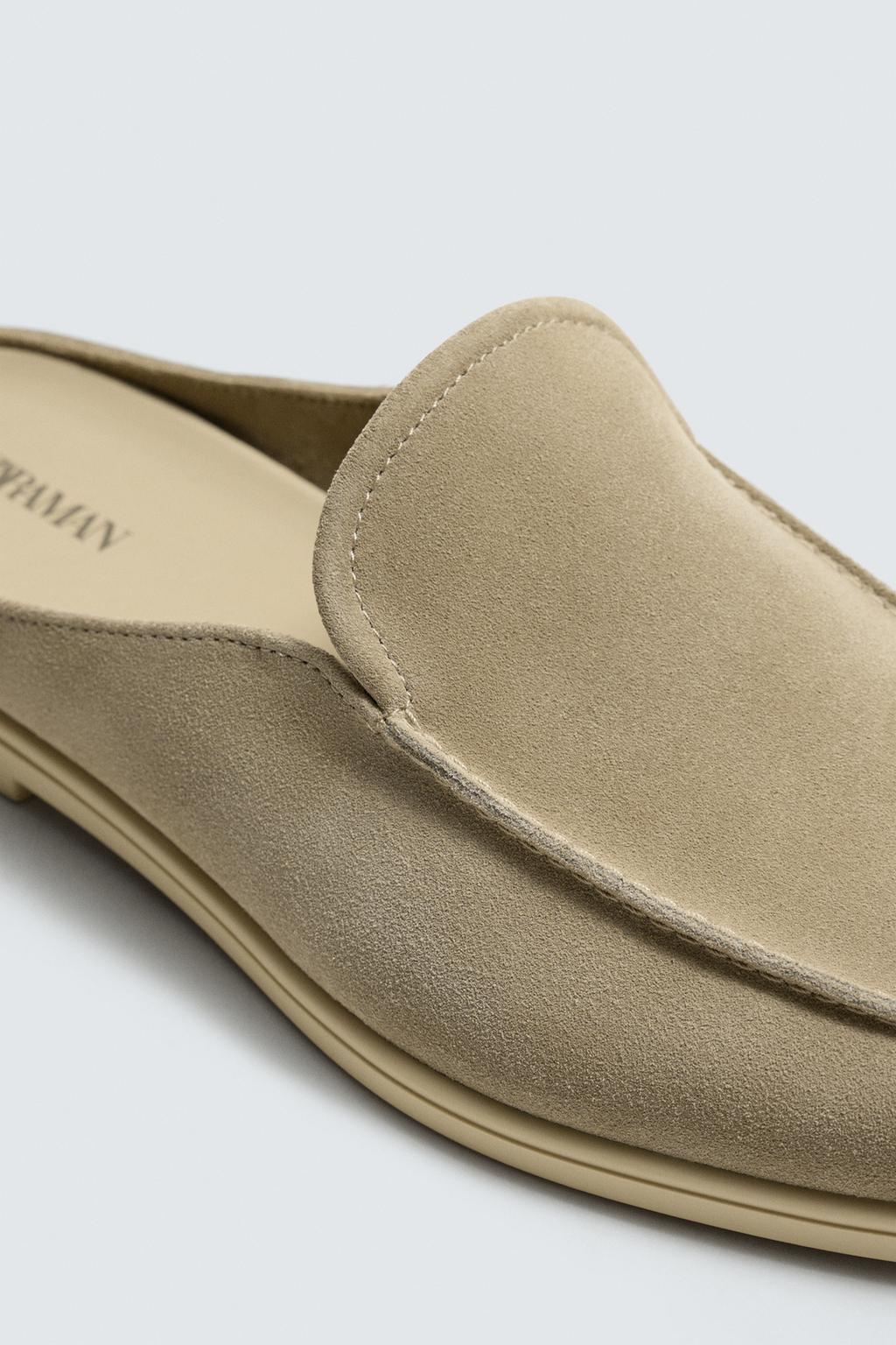 КОЖАНЫЕ ЛОФЕРЫ БЕЗ ЗАДНИКА