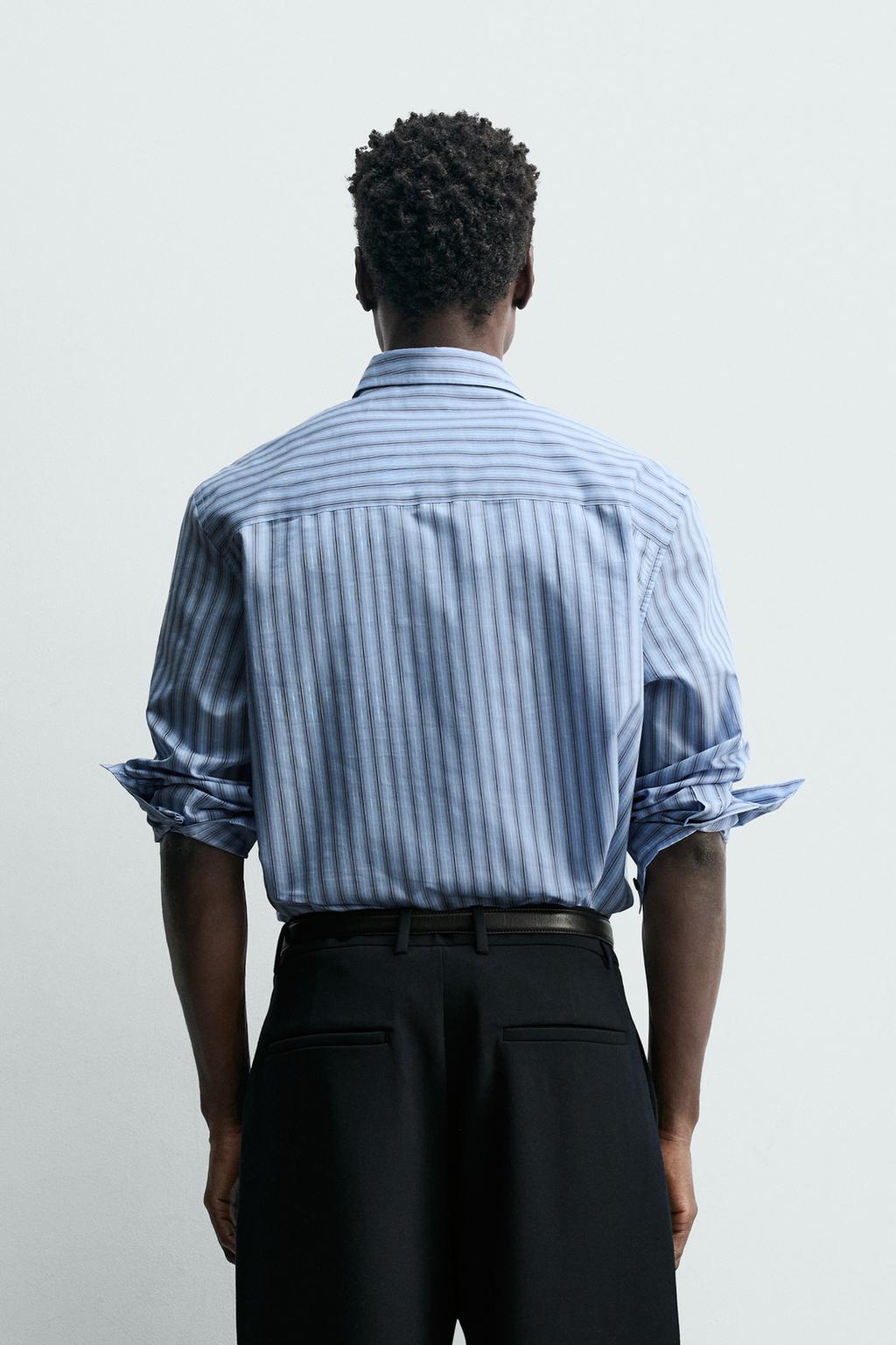 РУБАШКА СВОБОДНОГО КРОЯ В ПОЛОСКУ