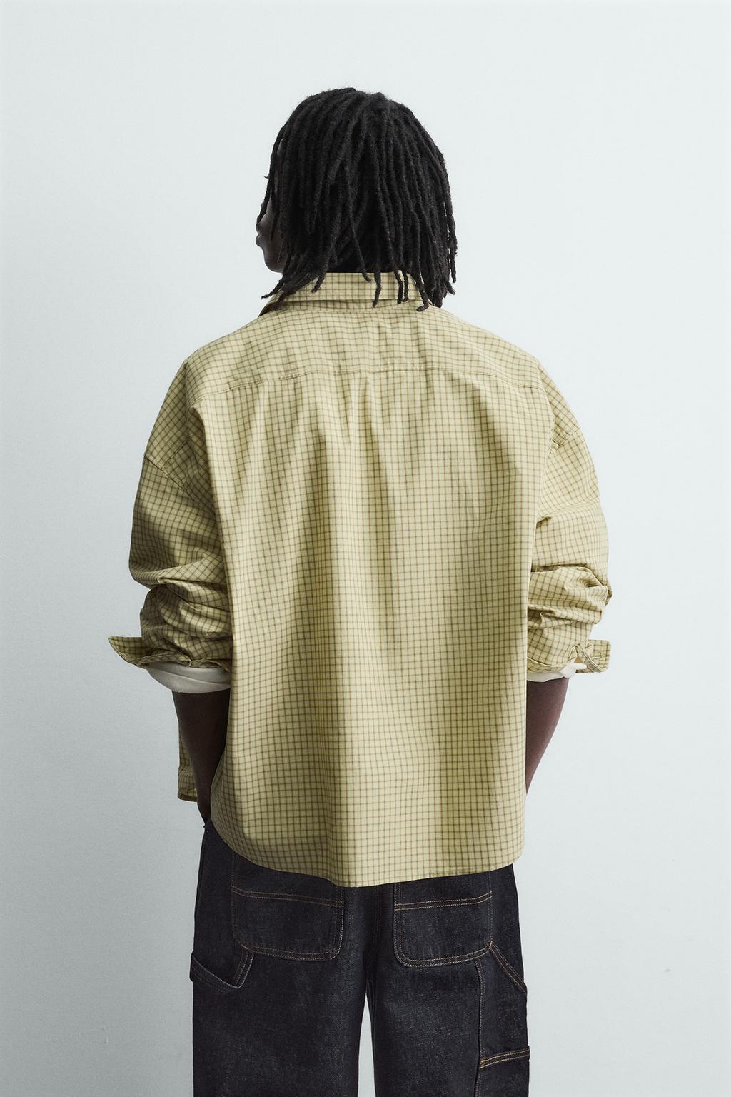 РУБАШКА В КЛЕТКУ С ВЫШИВКОЙ