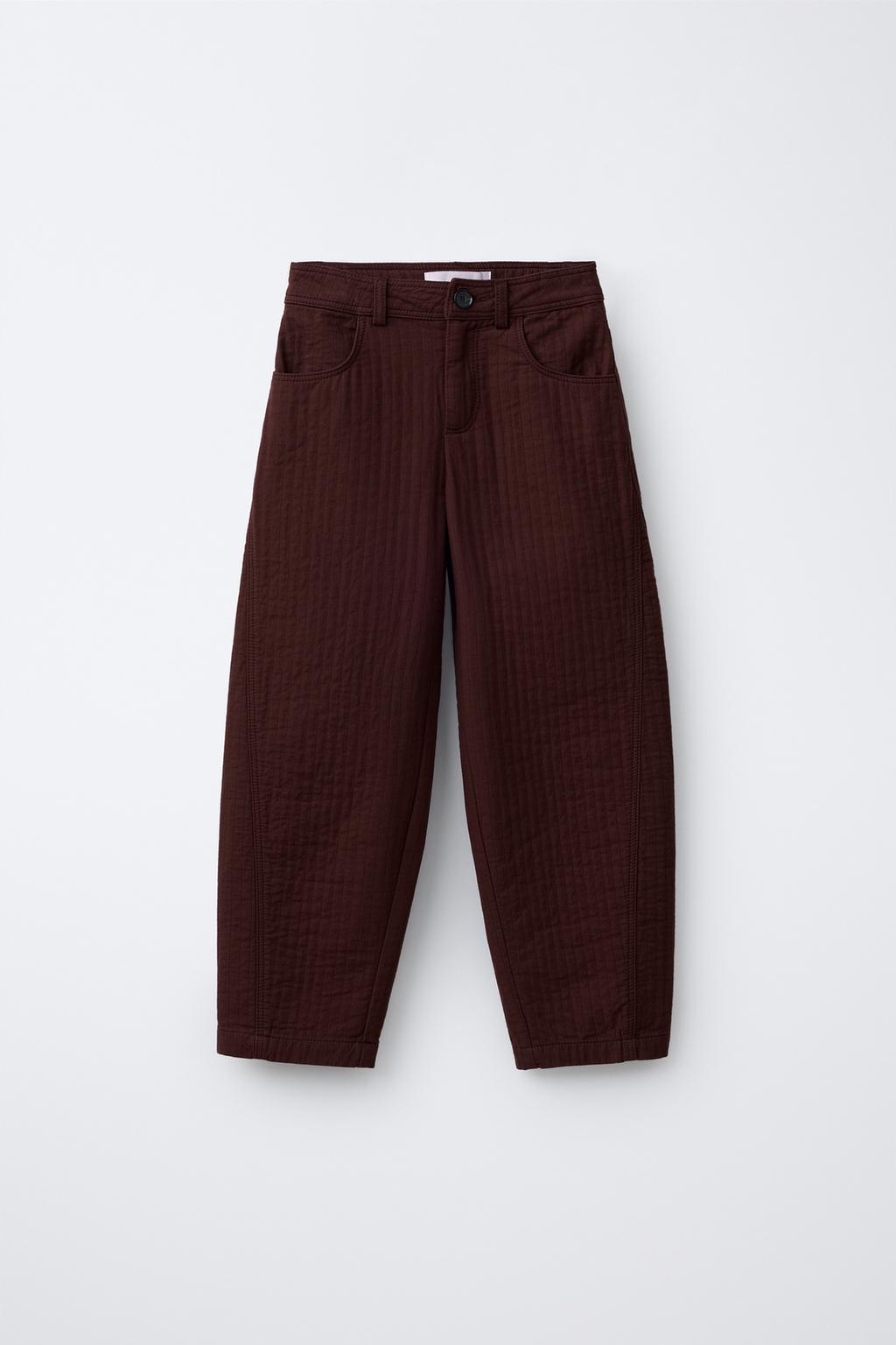 БРЮКИ BARREL ТЕКСТУРНЫЕ