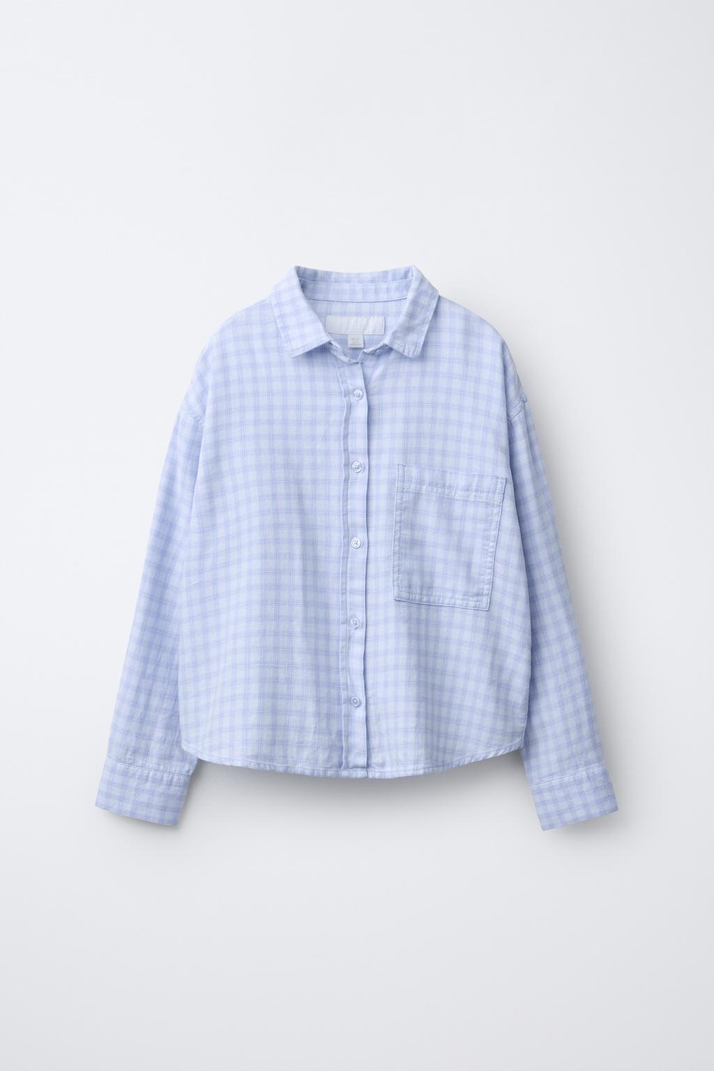 Рубашка в клетку oversize