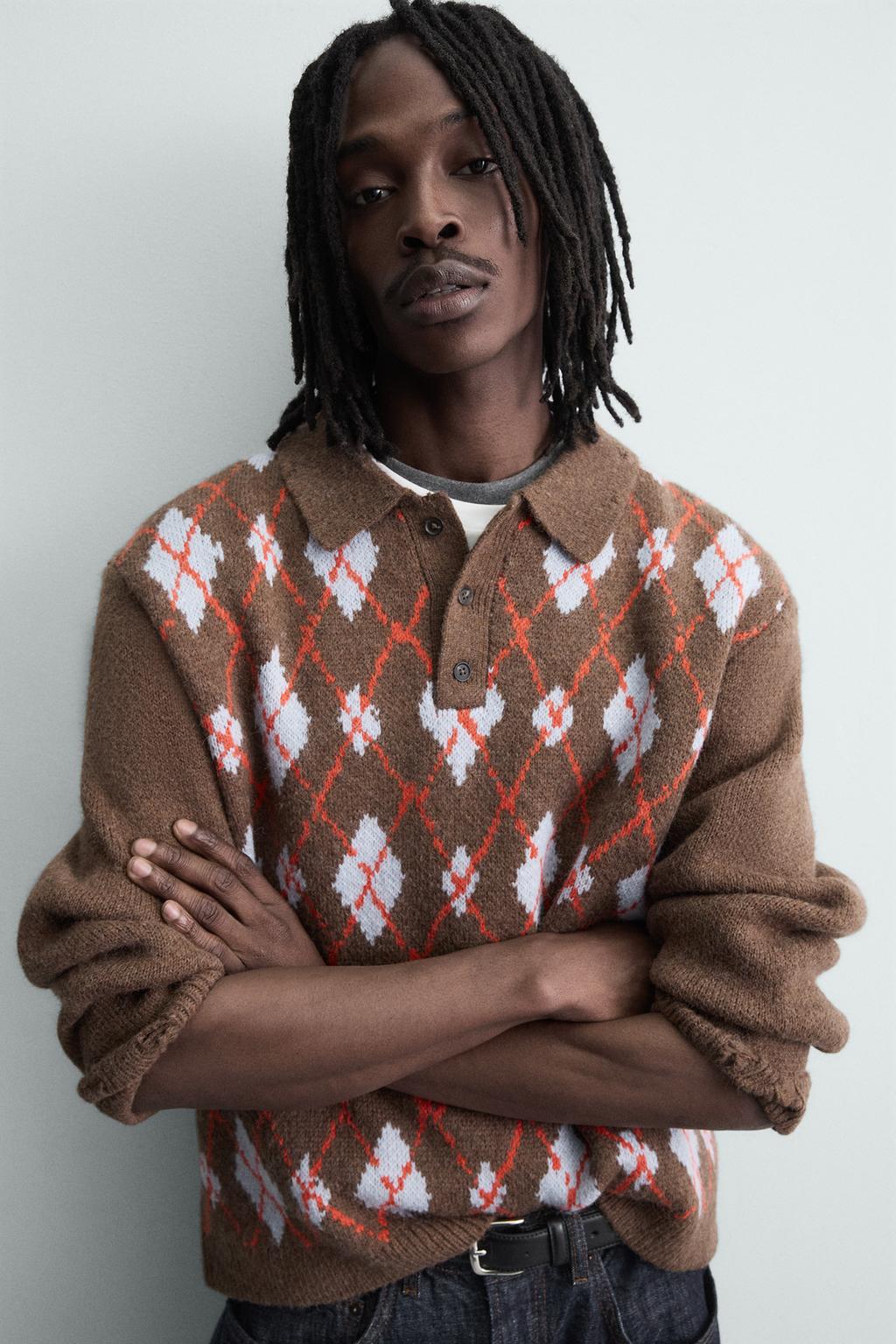 ПОЛО В РОМБ С РАЗРЕЗАМИ