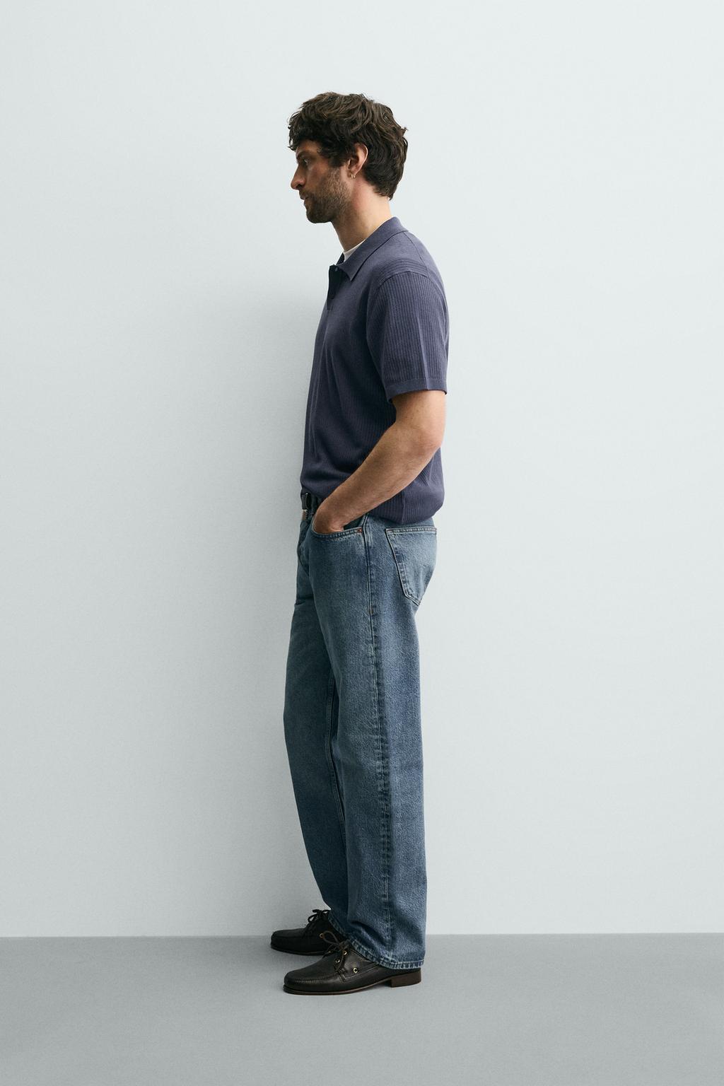 Поло из вязаного хлопка