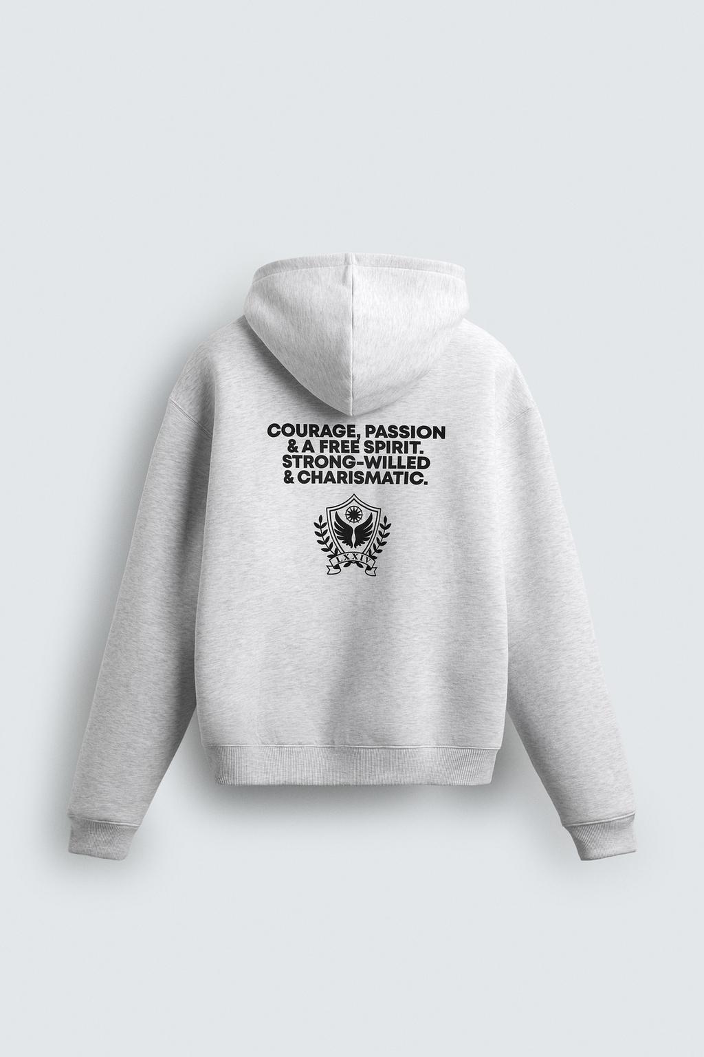 ТОЛСТОВКА С КОМБИНИРОВАННЫМИ НАДПИСЯМИ