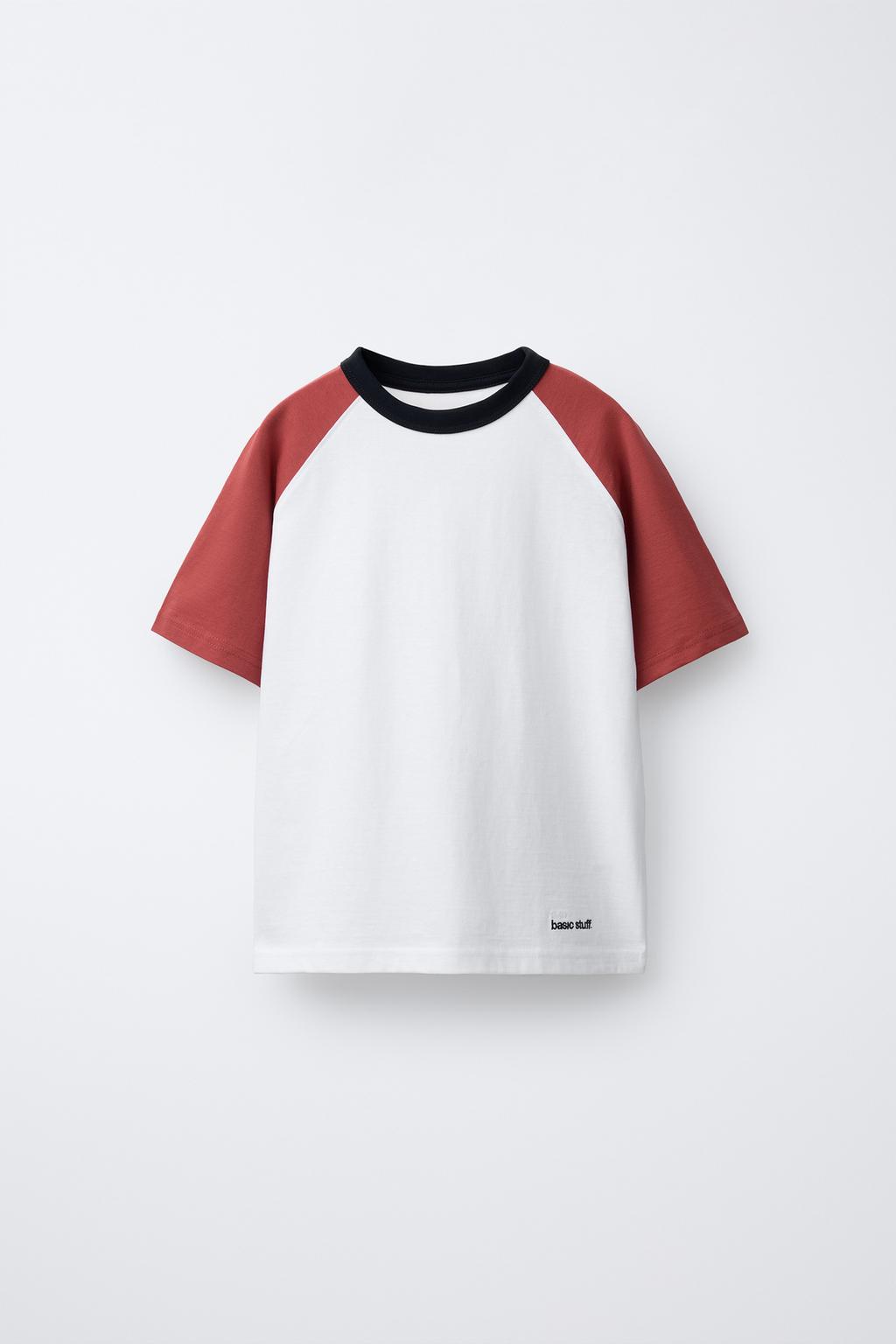 ФУТБОЛКА РЕГЛАН С ВЫШИТОЙ НАДПИСЬЮ