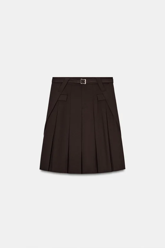 ЮБКА МИДИ В СКЛАДКУ — ZW COLLECTION