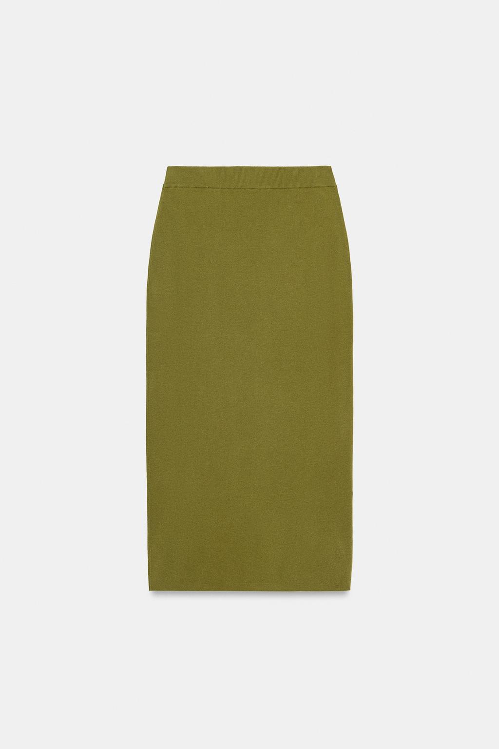 ТРИКОТАЖНАЯ ЮБКА МИДИ