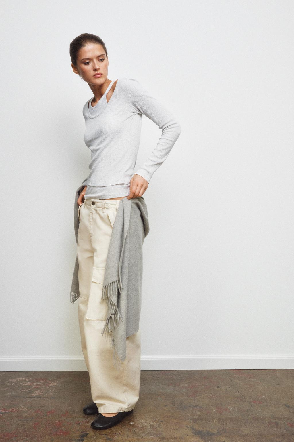 ДВОЙНАЯ ФУТБОЛКА В РУБЧИК