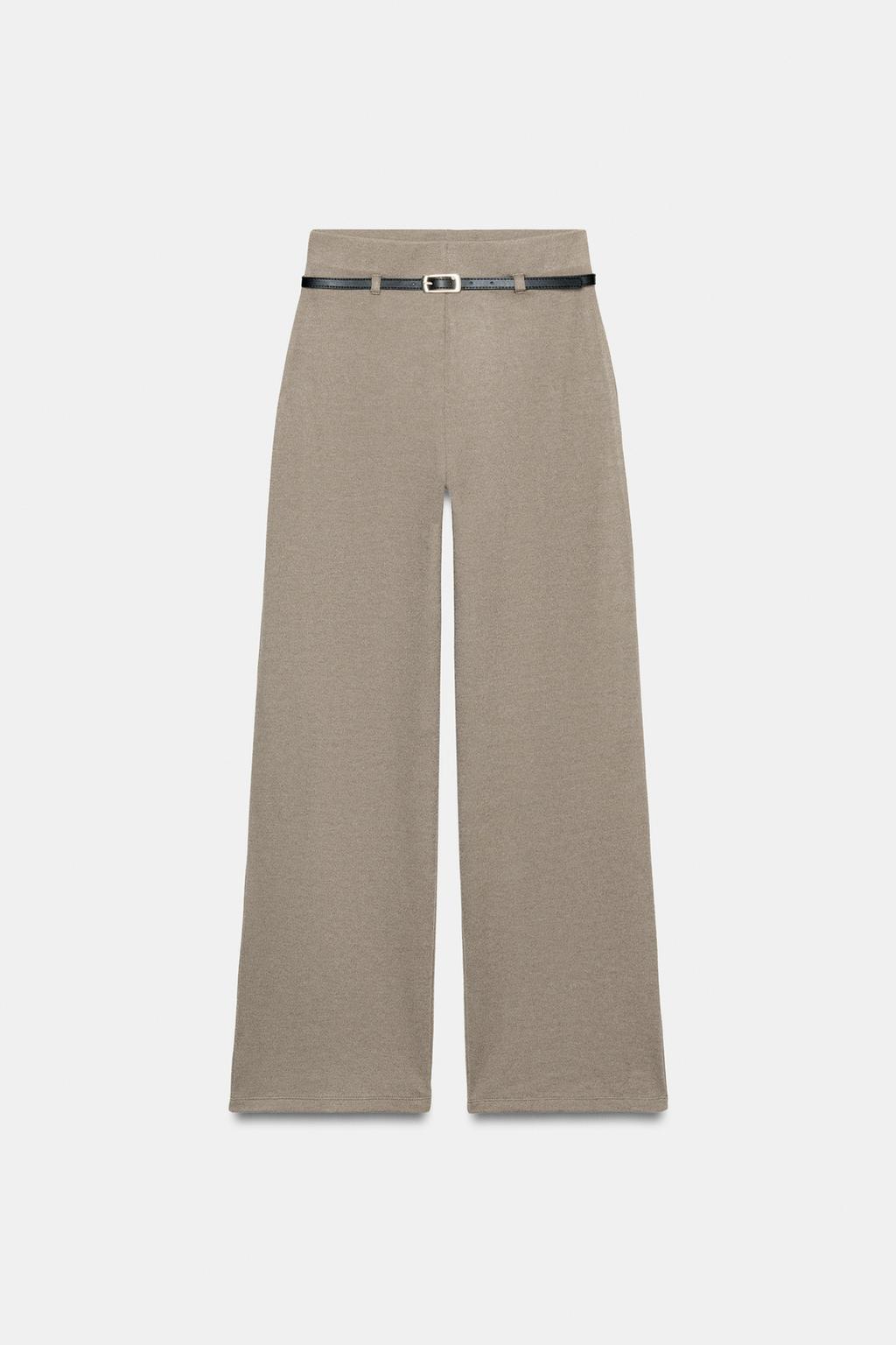 БРЮКИ ПАЛАЦЦО С РЕМНЕМ