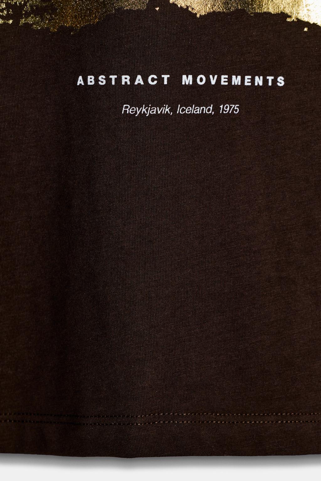 ФУТБОЛКА С МЕТАЛЛИЗИРОВАННЫМ ПРИНТОМ