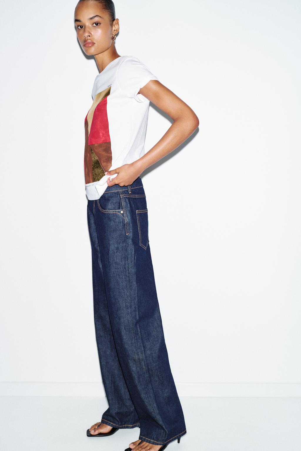 ФУТБОЛКА С МЕТАЛЛИЗИРОВАННЫМ ПРИНТОМ