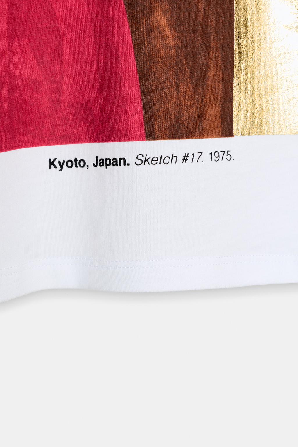 ФУТБОЛКА С МЕТАЛЛИЗИРОВАННЫМ ПРИНТОМ