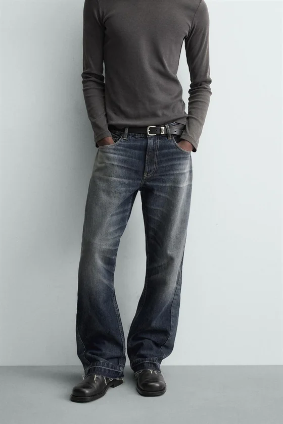 ДЖИНСЫ FLARE FIT СТРУКТУРНЫЕ