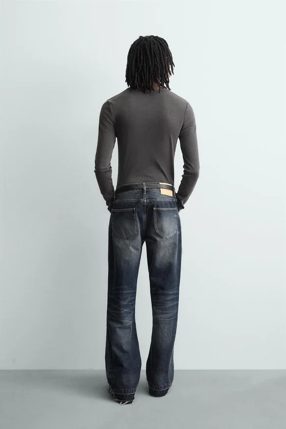 ДЖИНСЫ FLARE FIT СТРУКТУРНЫЕ