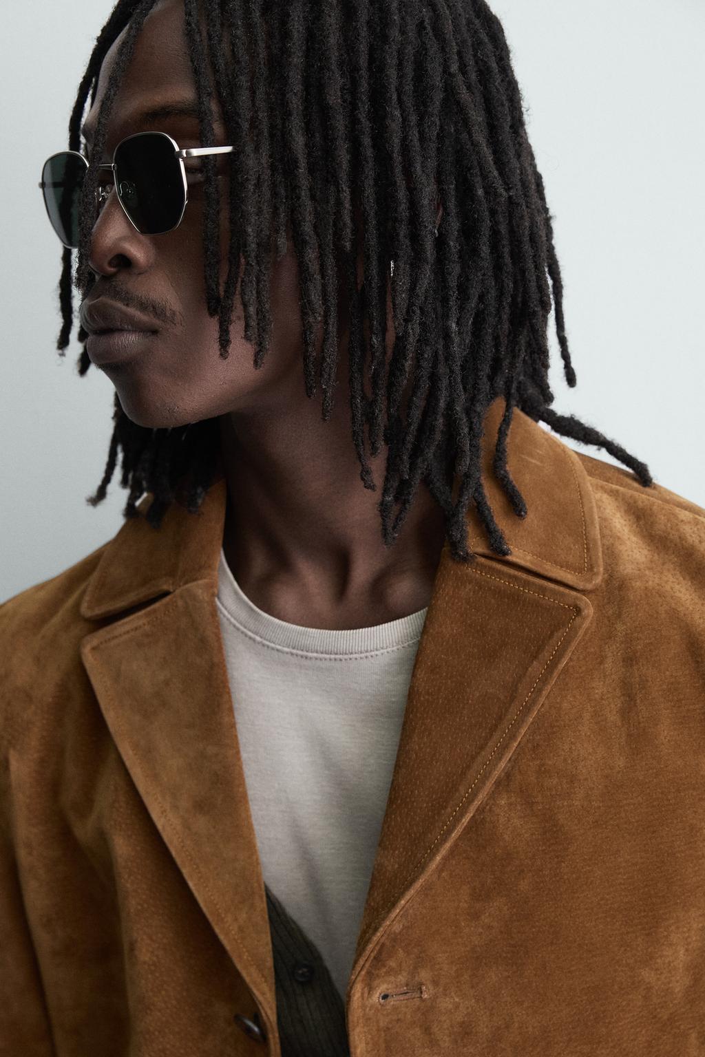 КУРТКА ИЗ ЗАМШЕВОЙ КОЖИ