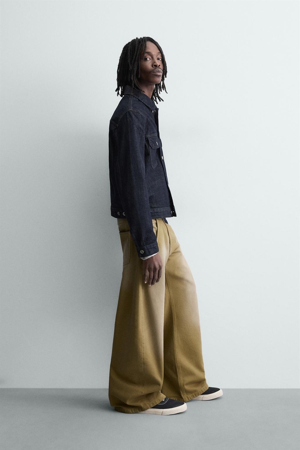 ДЖИНСЫ BALLOON FIT С ЭФФЕКТОМ ПОТЕРТОСТИ