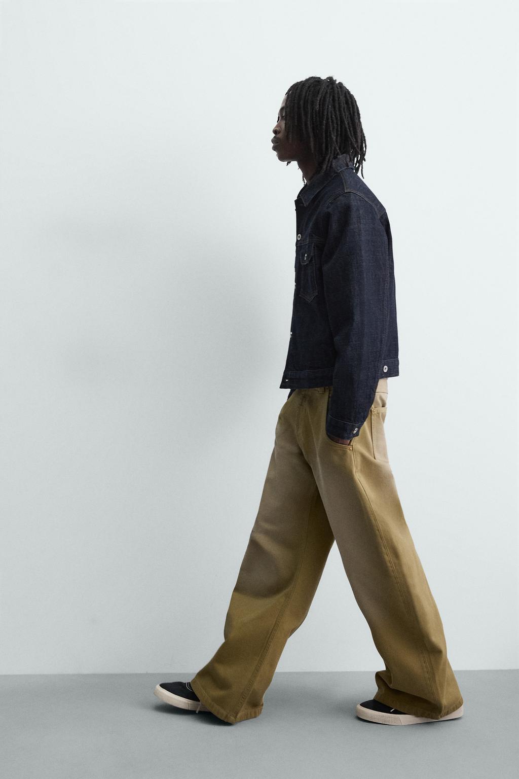 ДЖИНСЫ BALLOON FIT С ЭФФЕКТОМ ПОТЕРТОСТИ