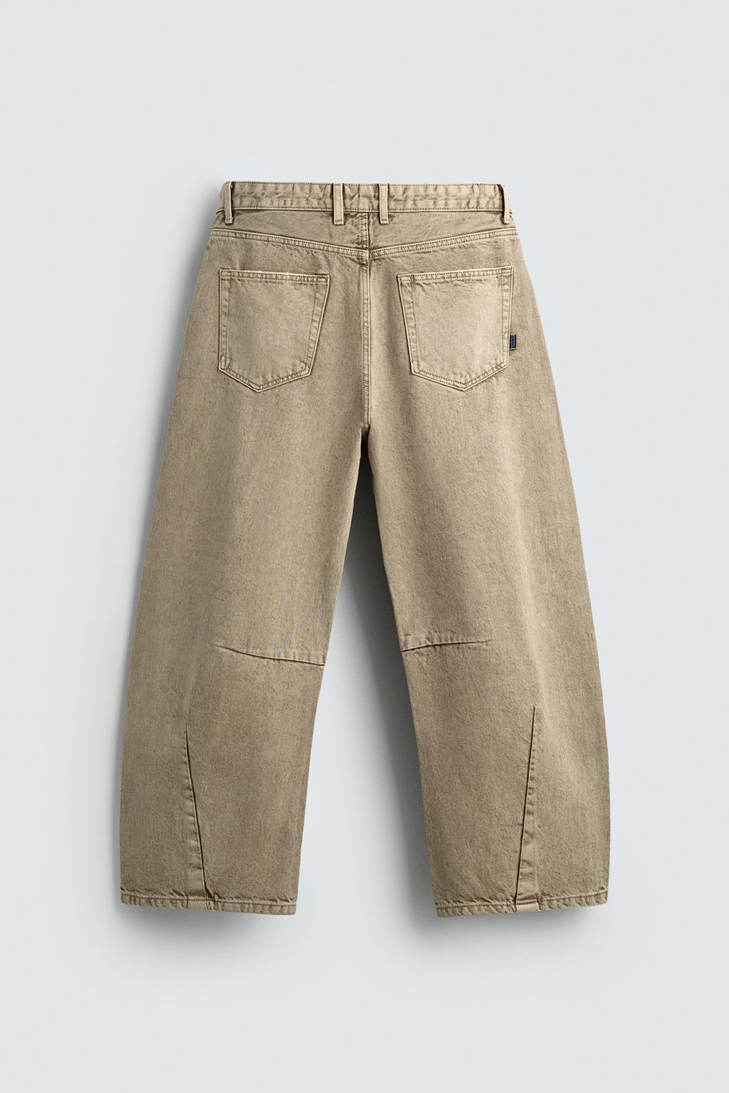 БРЮКИ BARREL FIT С ЭФФЕКТОМ ПОТЕРТОСТИ