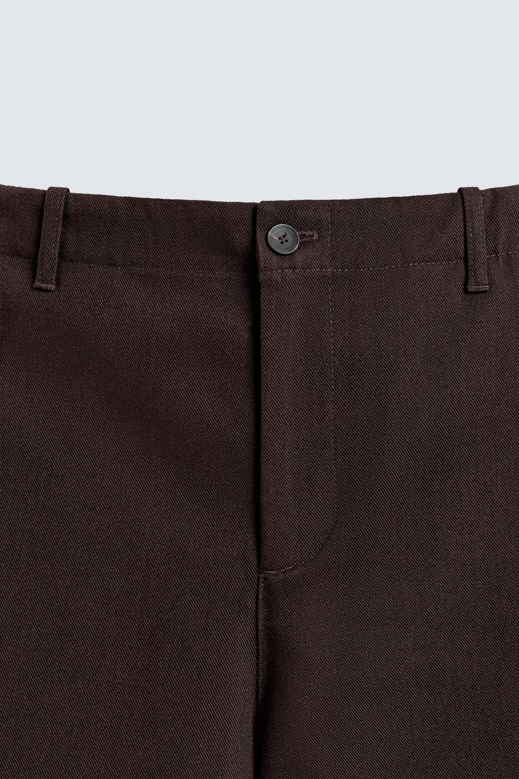 БРЮКИ BALLOON FIT ИЗ РЕЛЬЕФНОЙ ТКАНИ