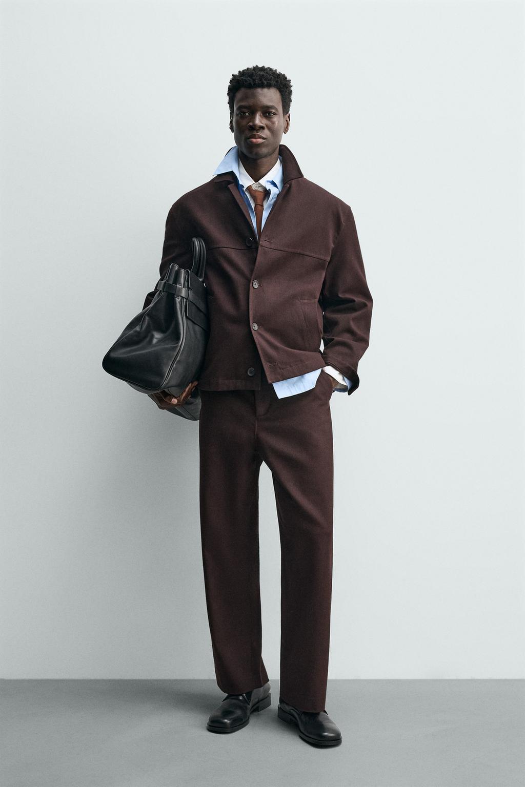 КУРТКА-РУБАШКА ИЗ САРЖЕВОЙ ТКАНИ