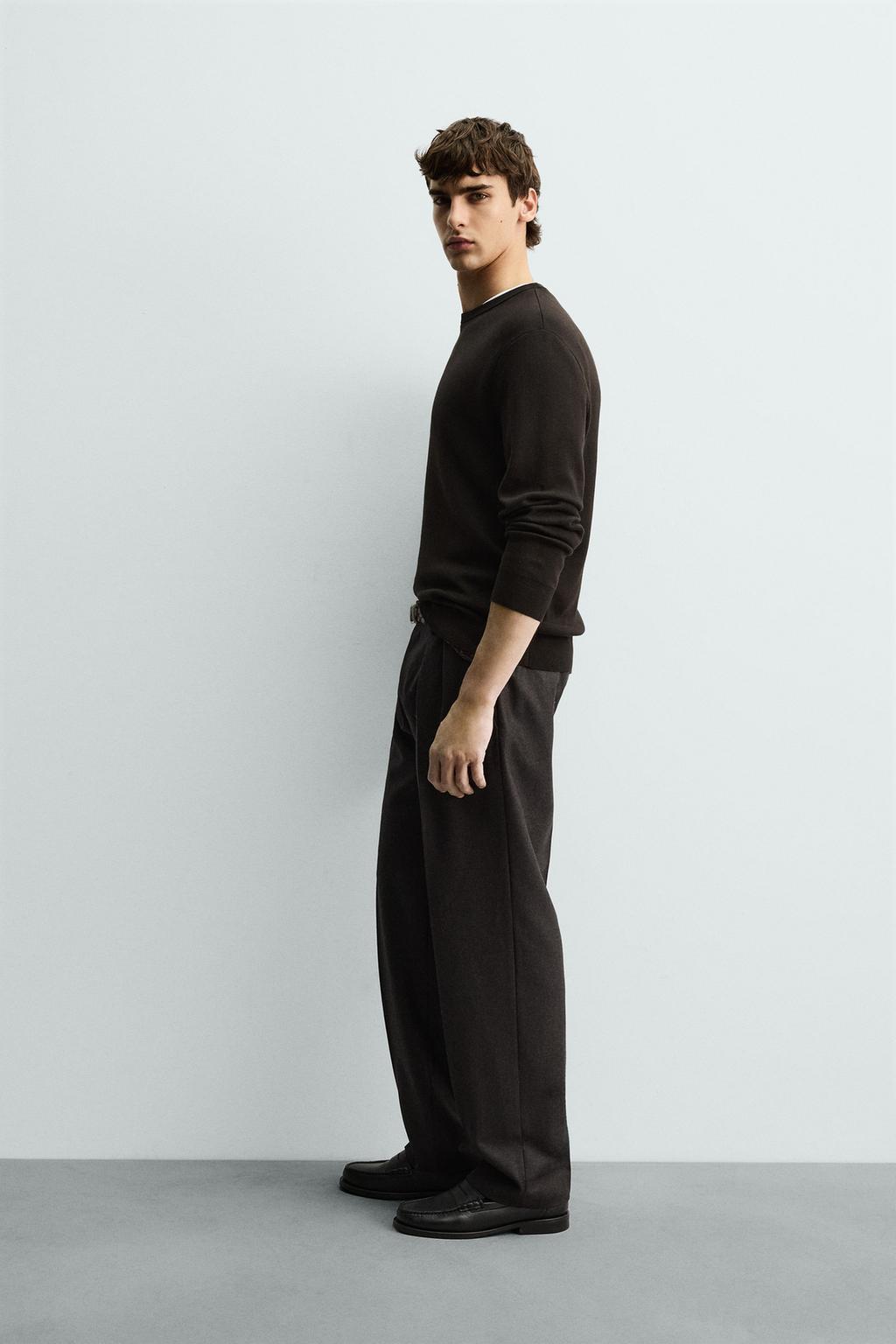 ДЖЕМПЕР КЛАССИЧЕСКОГО КРОЯ ИЗ ХЛОПКА