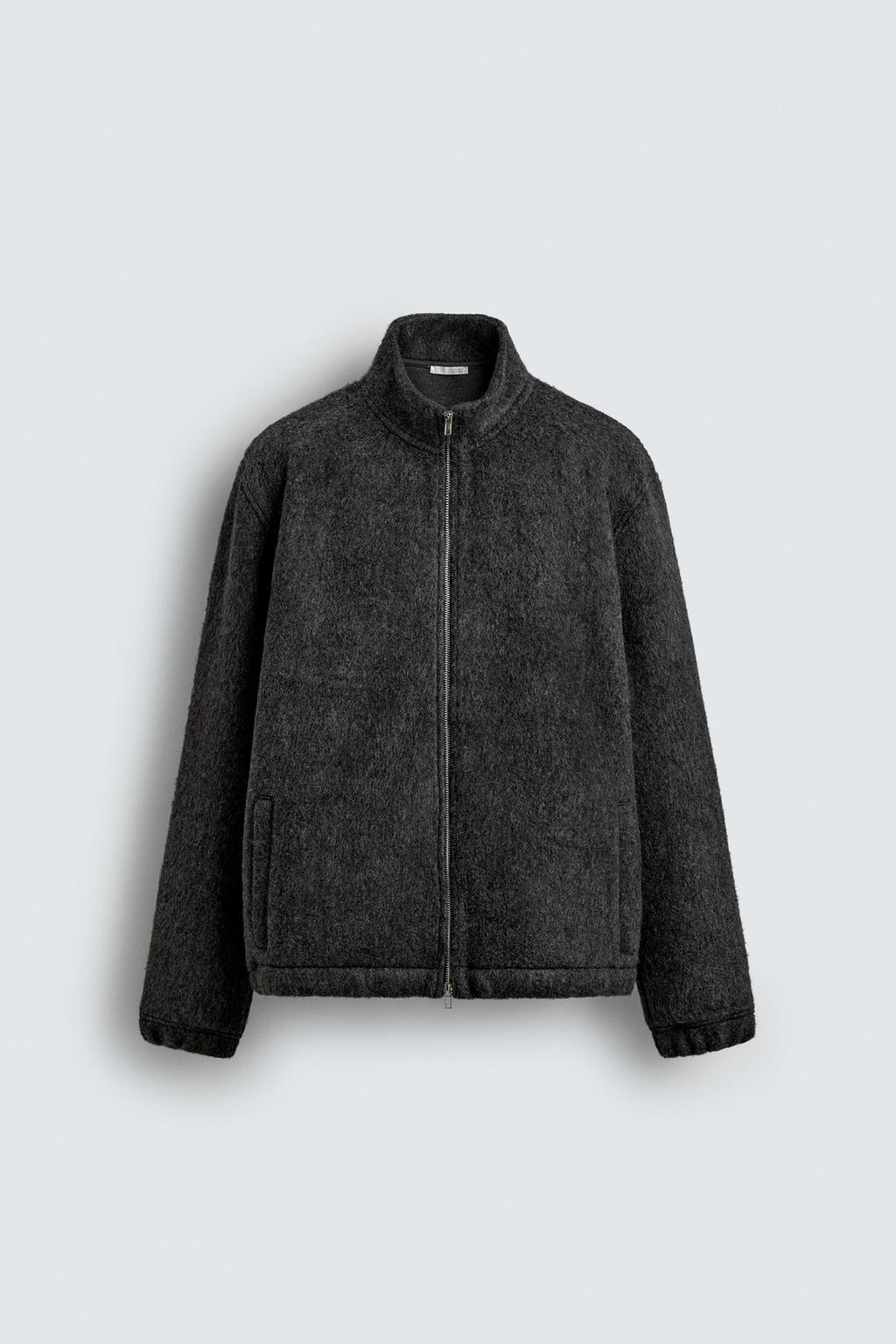 КУРТКА СВОБОДНОГО КРОЯ С ТЕКСТУРОЙ