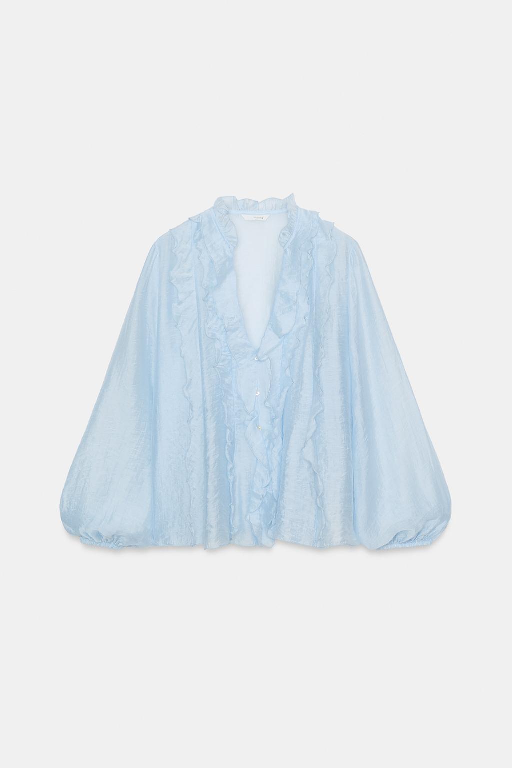 БЛУЗА С ВОЛАНАМИ