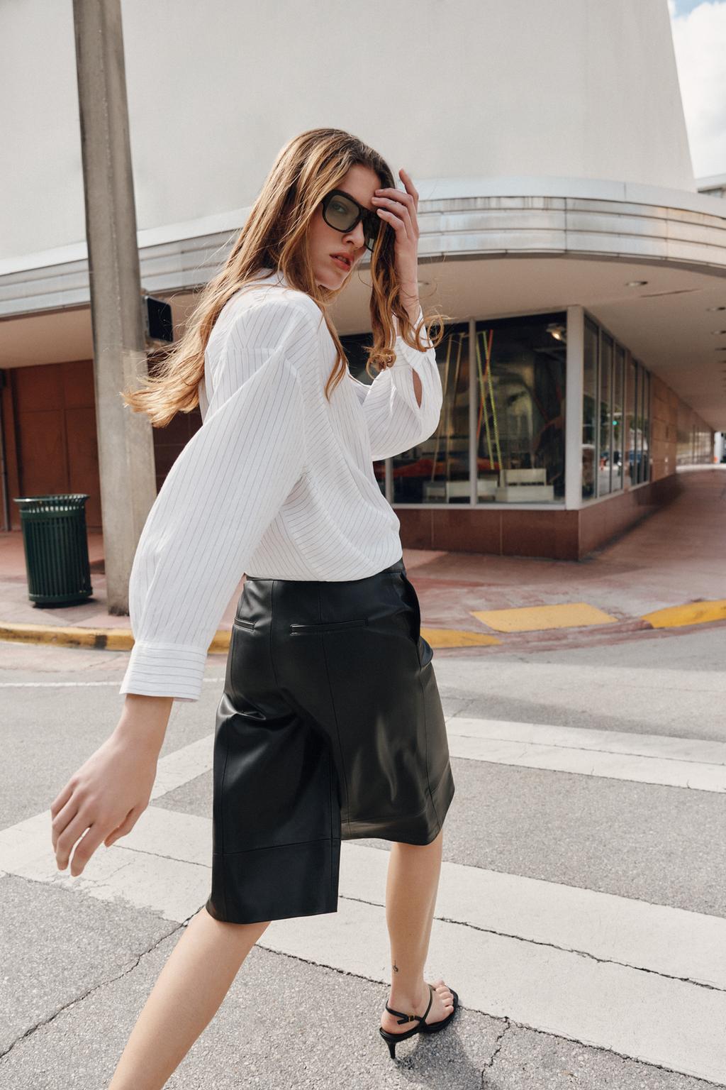 РУБАШКА OVERSIZE В ПОЛОСКУ