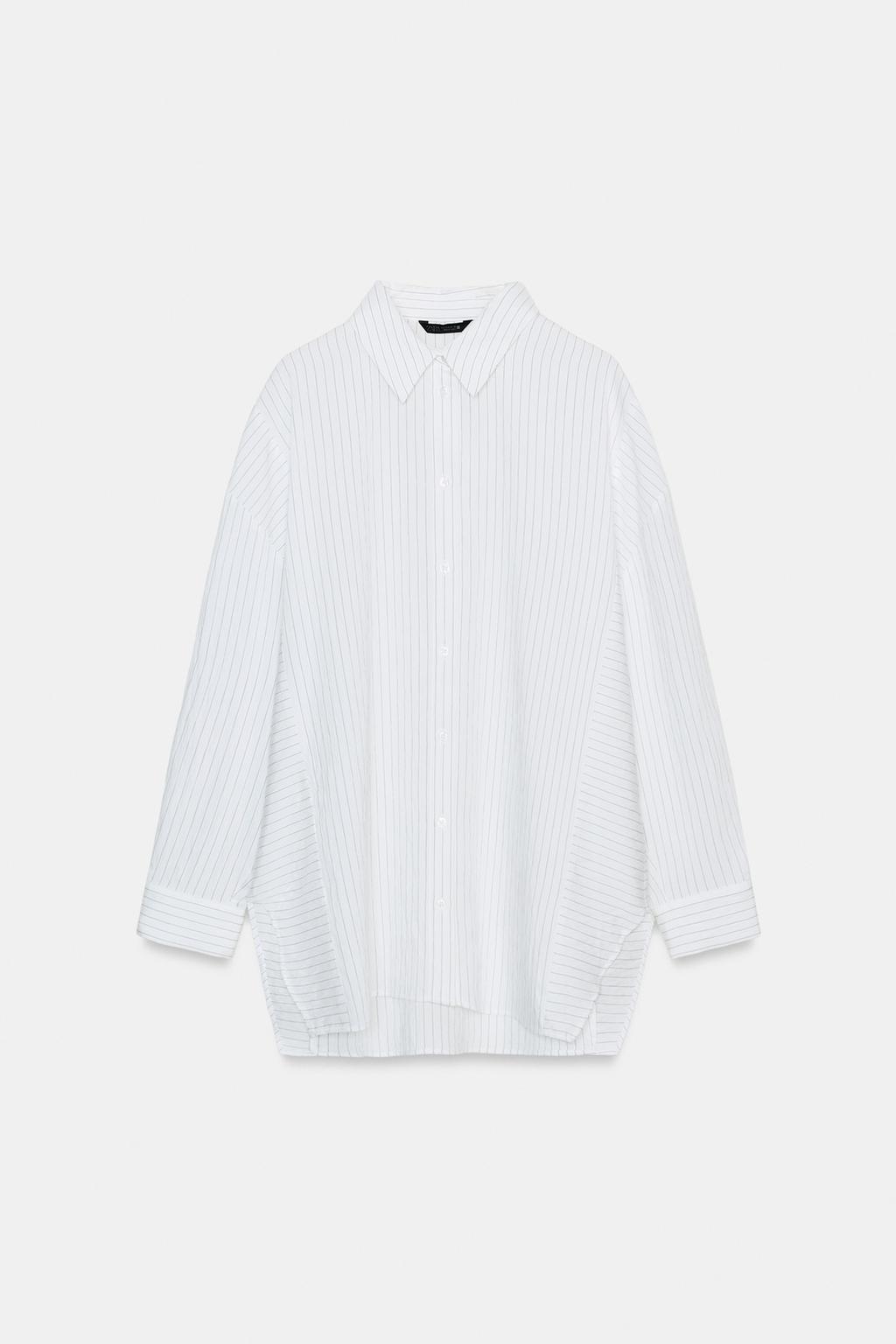 РУБАШКА OVERSIZE В ПОЛОСКУ