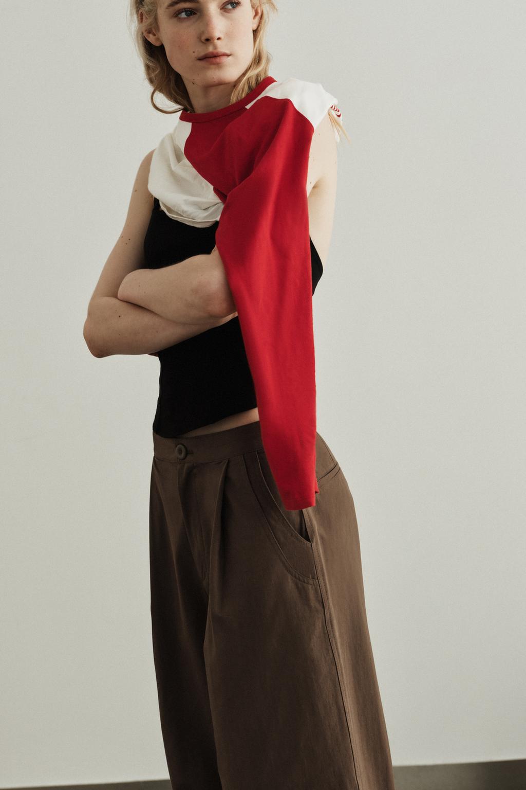 БРЮКИ BALLOON СО СКЛАДКАМИ