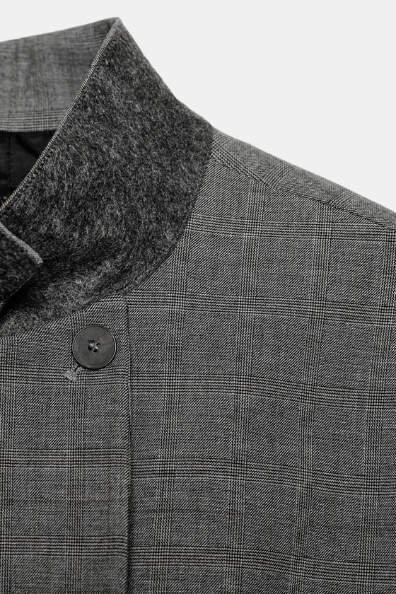 БЛЕЙЗЕР ОБЛЕГАЮЩЕГО КРОЯ В КЛЕТКУ — ZW COLLECTION