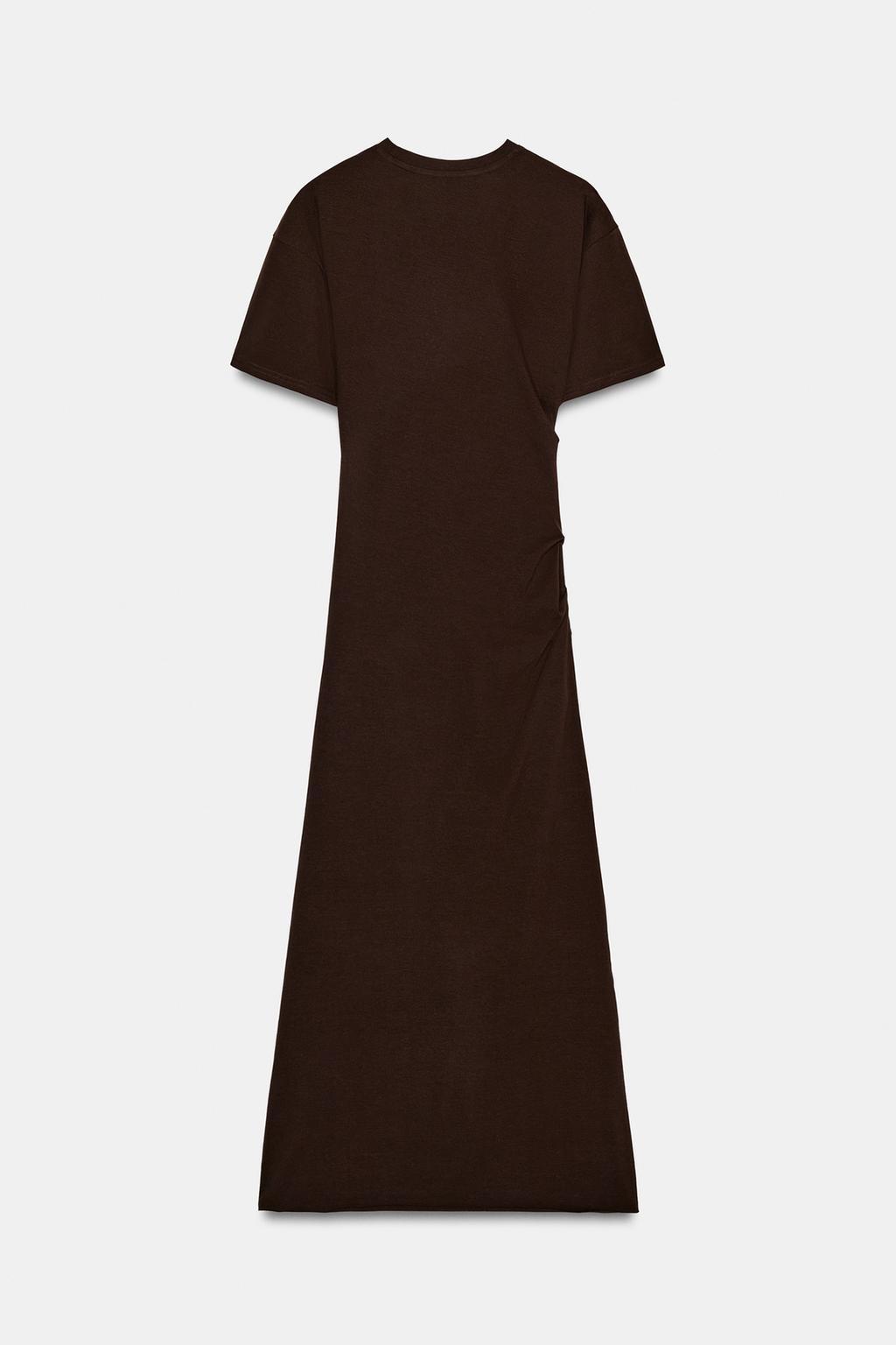 ДЛИННОЕ ПЛАТЬЕ СО СБОРКАМИ