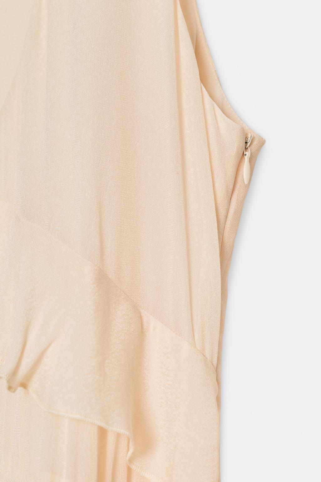 ПЛАТЬЕ МИДИ С ВОЛАНАМИ