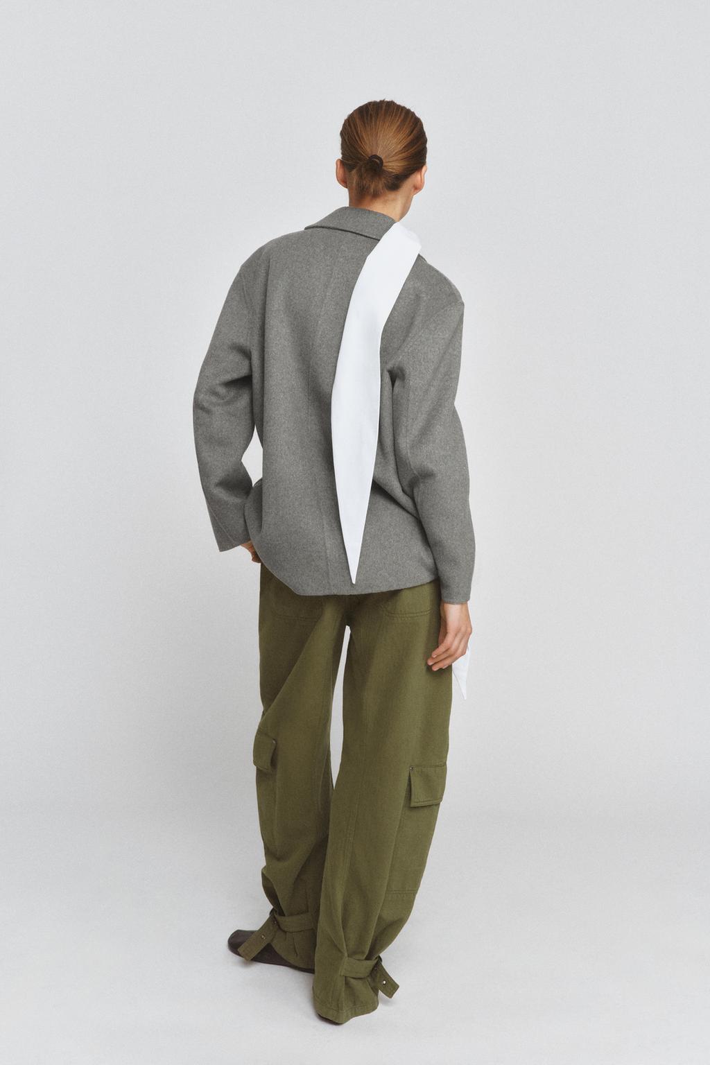 БЛЕЙЗЕР ИЗ СМЕСОВОЙ ШЕРСТИ — ZW COLLECTION