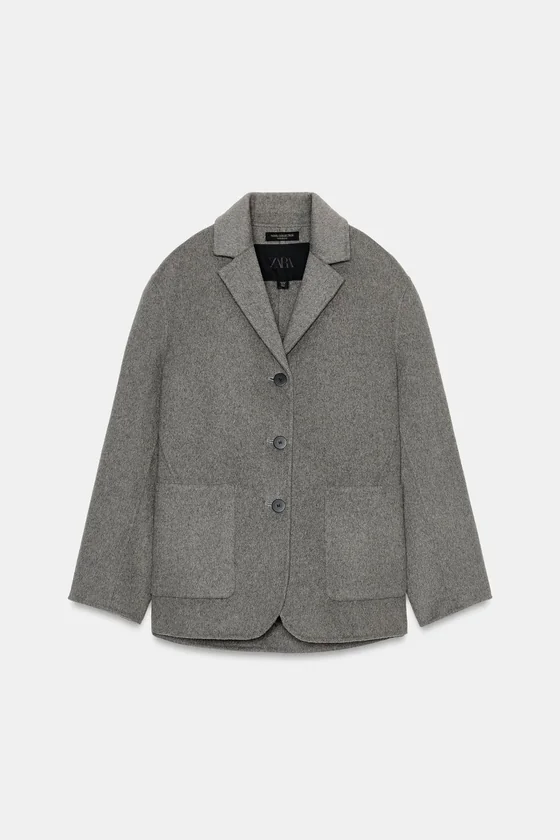 БЛЕЙЗЕР ИЗ СМЕСОВОЙ ШЕРСТИ — ZW COLLECTION