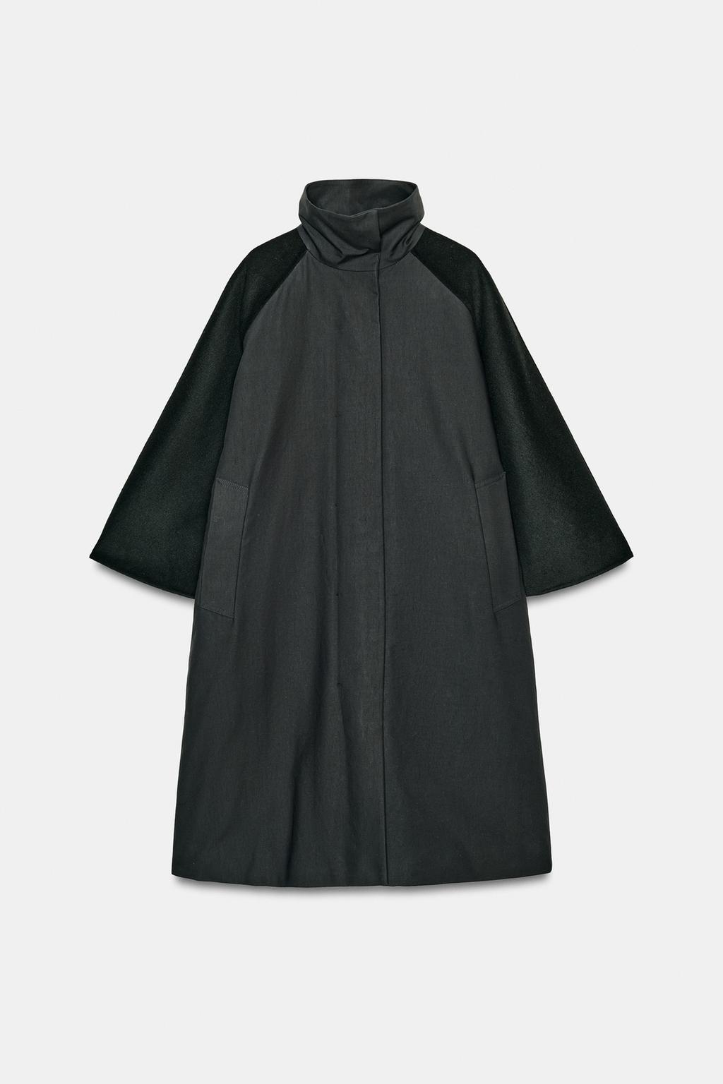 НАКИДКА ИЗ СМЕСОВОЙ ШЕРСТИ — ZW COLLECTION LIMITED EDITION