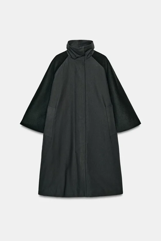 НАКИДКА ИЗ СМЕСОВОЙ ШЕРСТИ — ZW COLLECTION LIMITED EDITION