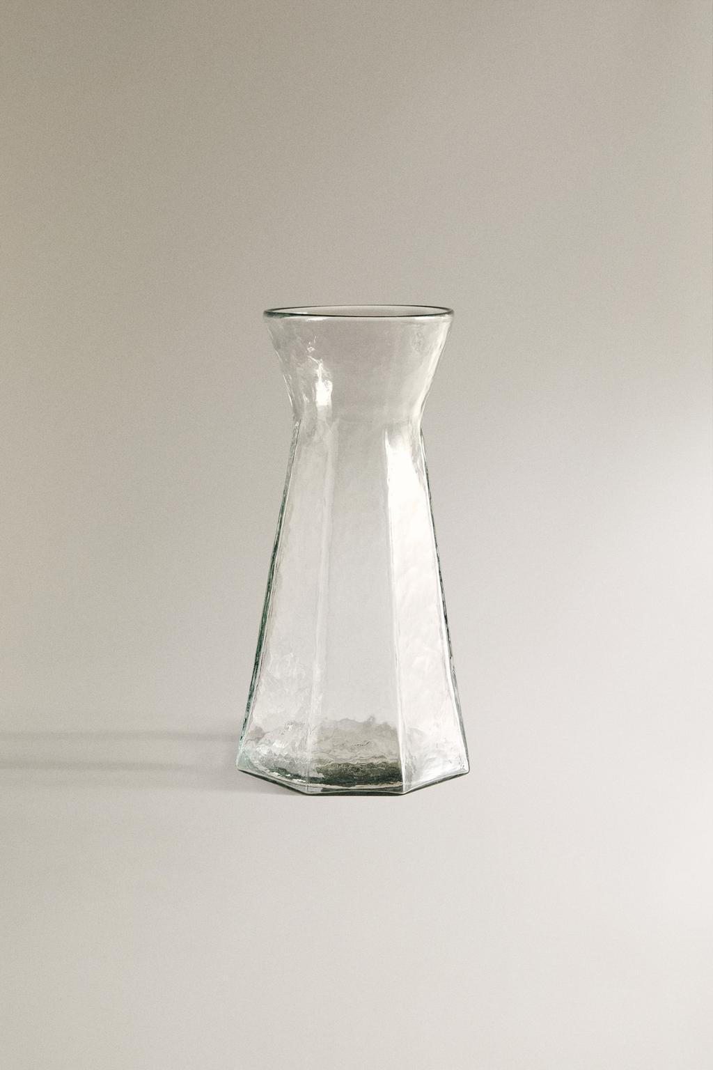 Ваза из фацетированного стекла