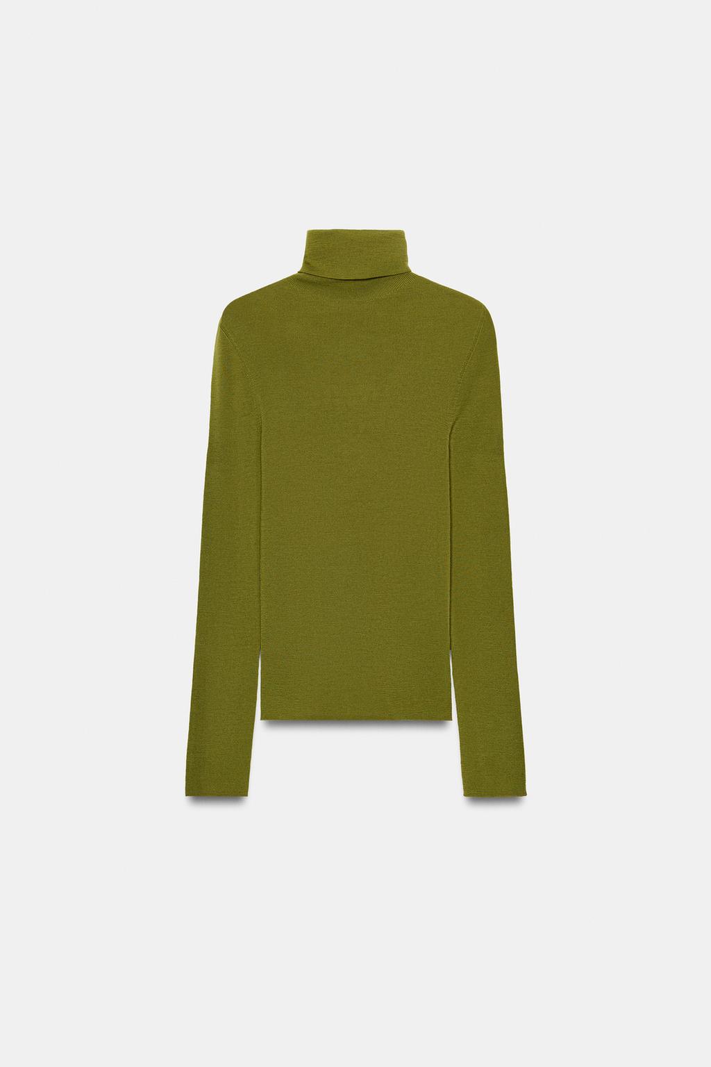 ТОНКИЙ СВИТЕР ИЗ 100% ШЕРСТИ