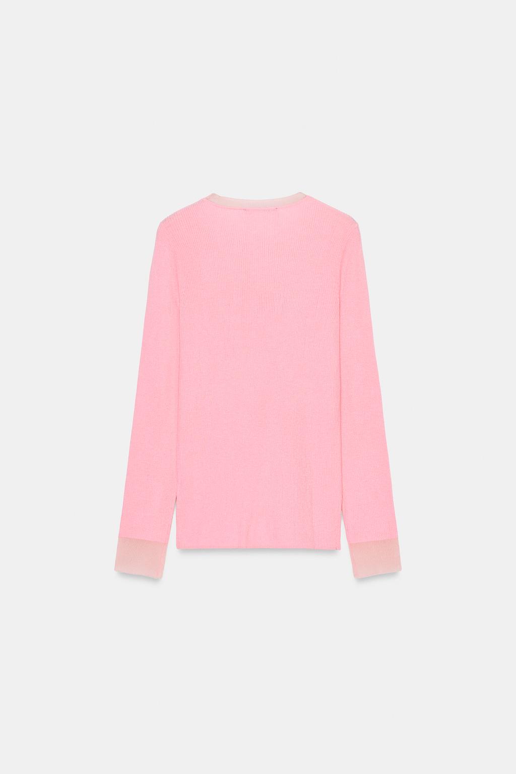 СВИТЕР ИЗ ТОНКОЙ СМЕСОВОЙ ШЕРСТИ