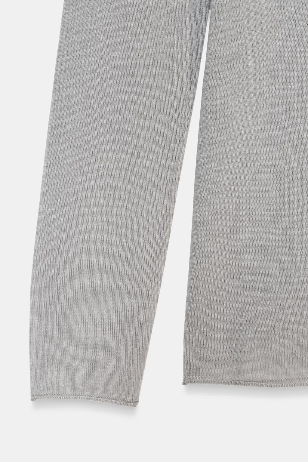 ТОНКИЙ СВИТЕР ИЗ СМЕСОВОЙ ШЕРСТИ