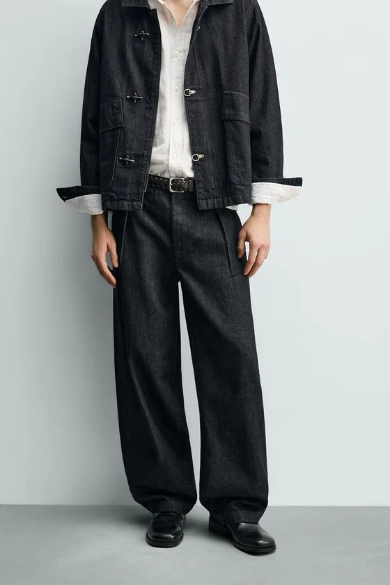 БРЮКИ CHINO ИЗ ДЕНИМА BARREL FIT