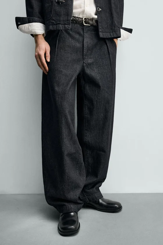 БРЮКИ CHINO ИЗ ДЕНИМА BARREL FIT