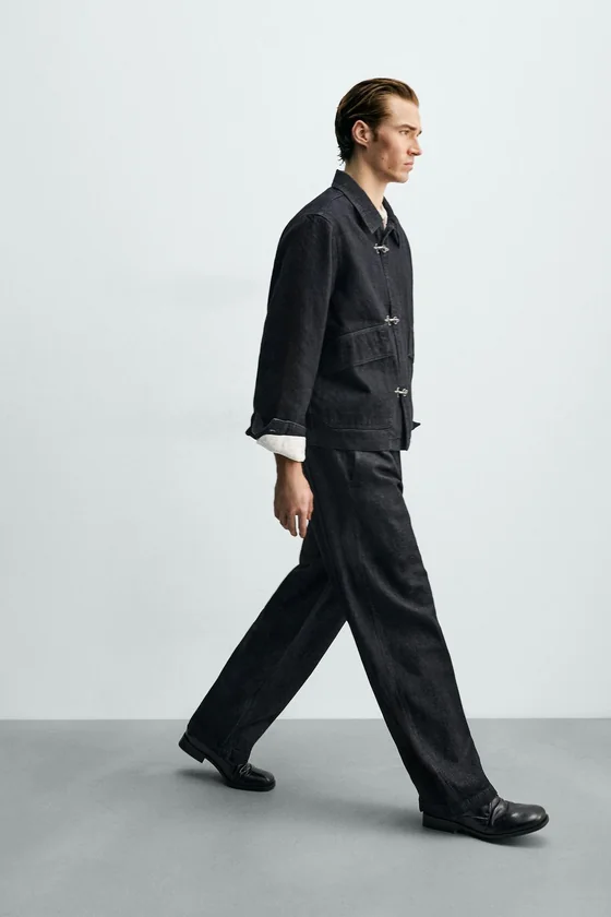 БРЮКИ CHINO ИЗ ДЕНИМА BARREL FIT