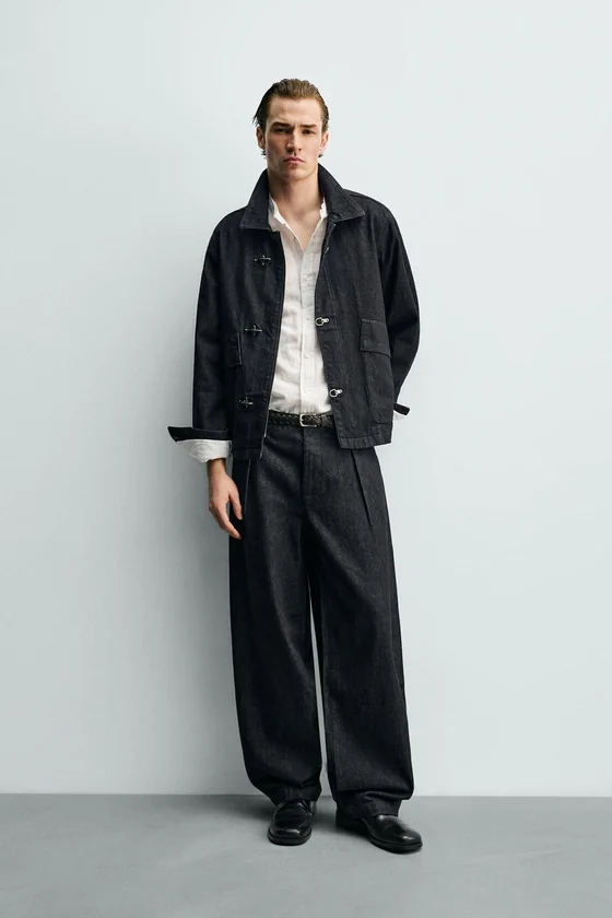 БРЮКИ CHINO ИЗ ДЕНИМА BARREL FIT